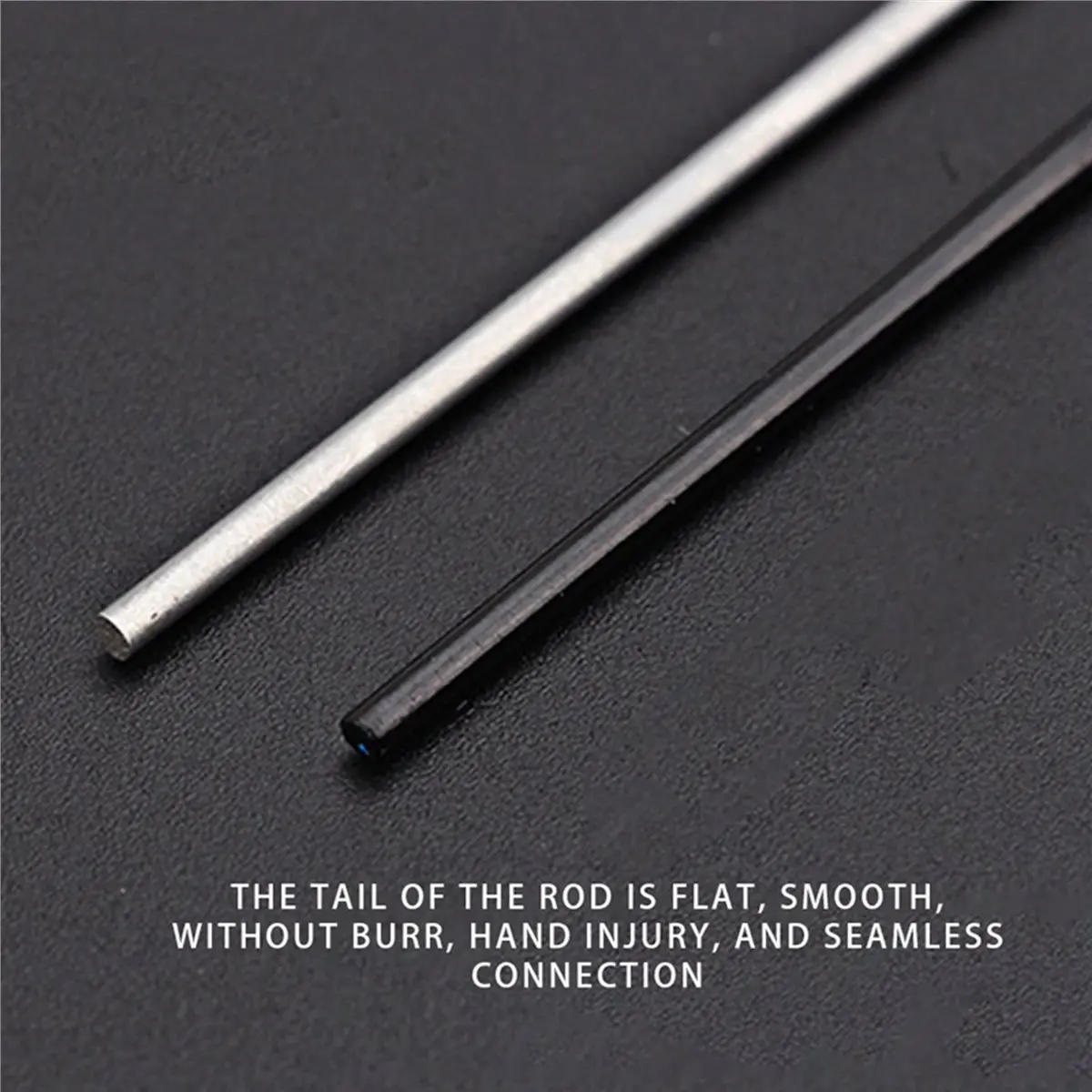 (ABYM) 55cm Half Titanium Alloy Raft Stick Tip Pole Crane Repair Refit Replacement Fishing Tackle