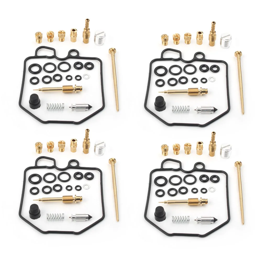 4 Sets Motorcycle Carburetor Card Repair Rebuild Kits For Honda CB750 CB750C CB750K CB750SC 1980 1981 1982 1983