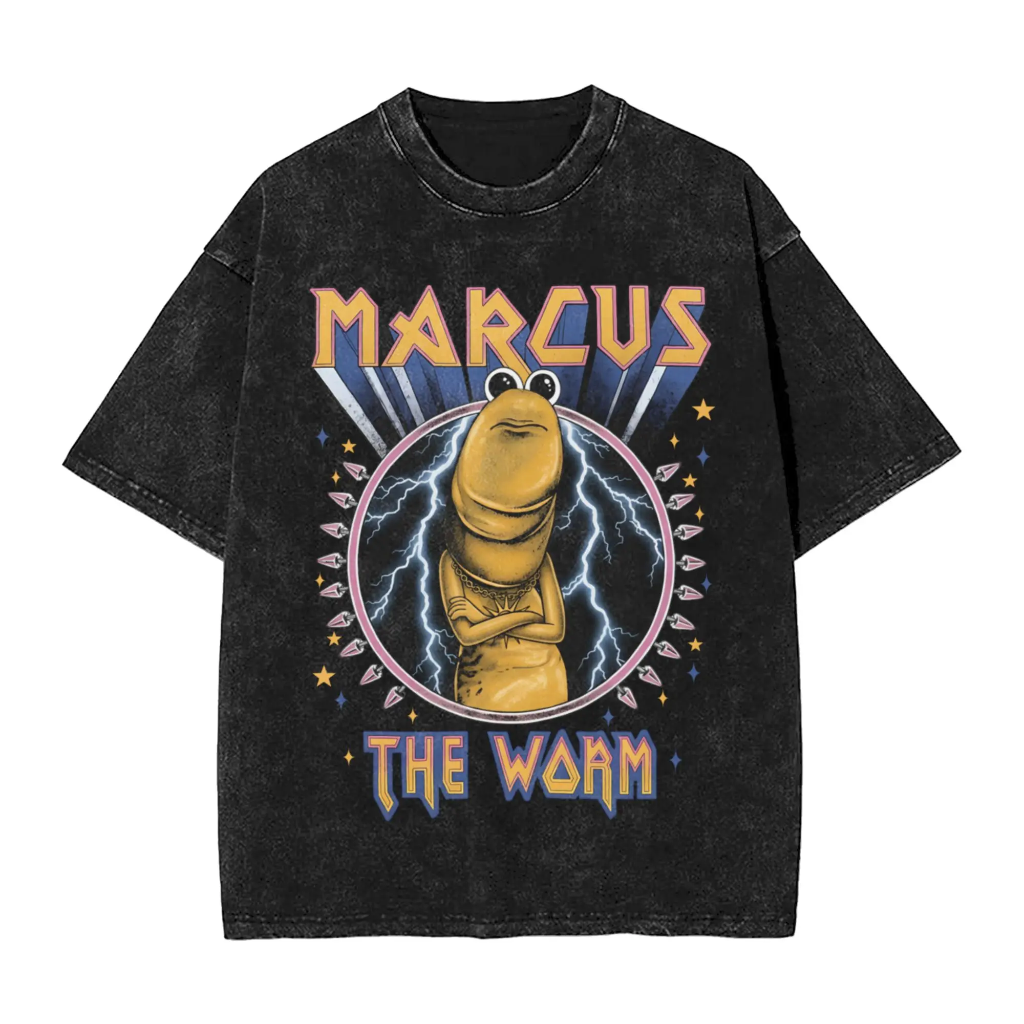 

Funny Marcus The Worm Heavy Rock RockWorm Humor Meme Men T Shirts Short Sleeve O Neck T-Shirts 100% Cotton Gift Idea Clothing
