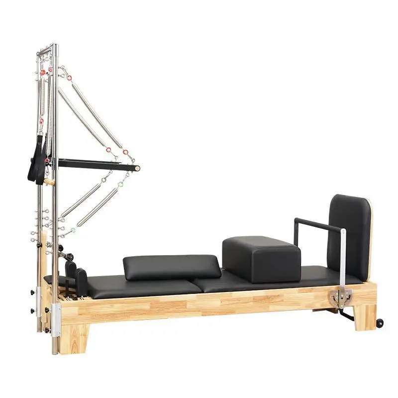 

YTYIN Oak Wood Machine Springs Equipment Multifunction Fitness Exercise Training Body Balanced Reformer Pilates Tower