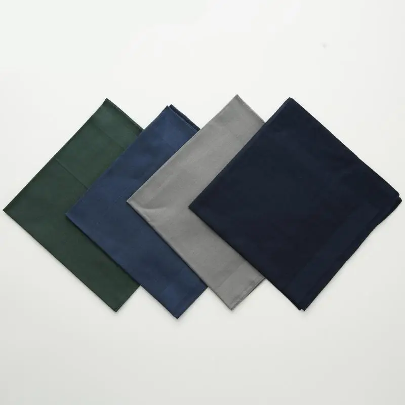 منديل قطن 652F لإرسال منشفة ناعمة لكبار السن وشاح مربع منديل عتيق