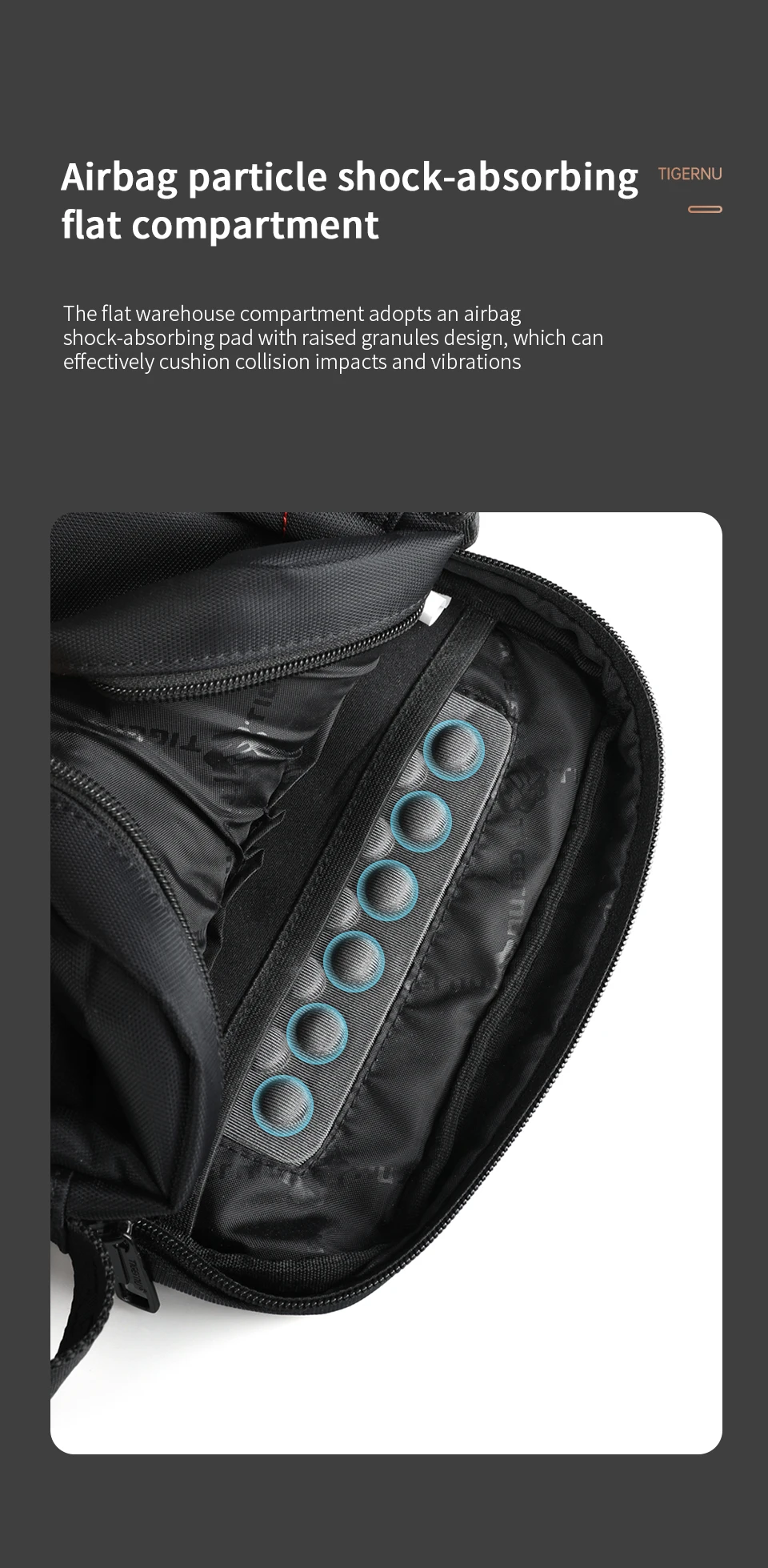 Tigernu Marke Umhängetasche Männer Tasche Männer Schulter Tasche Spritzwassergeschützt Nylon Mini iPad Messenger Schulter Gurt Tasche Für Männer Business Taschen – Detail 7
