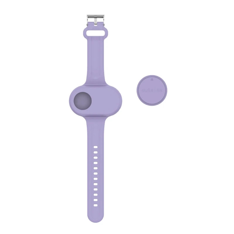 QX2B アップグレードされたラバーリストストラップ防水ラバーストラップカラフルなラバー防塵バンド快適な着用感 SmartTag2 用