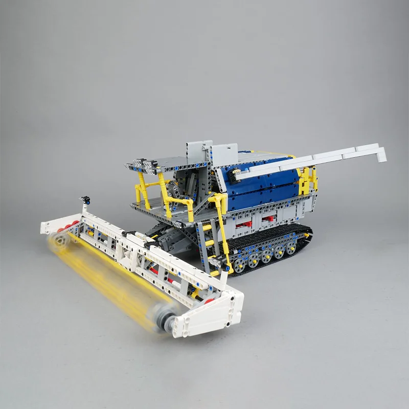 Colheitadeira combinada de 3929 Uds., máquina agrícola modelo C 42055, creación MOC personalizada, juguetes de bloques de construcción, juguete para regalo