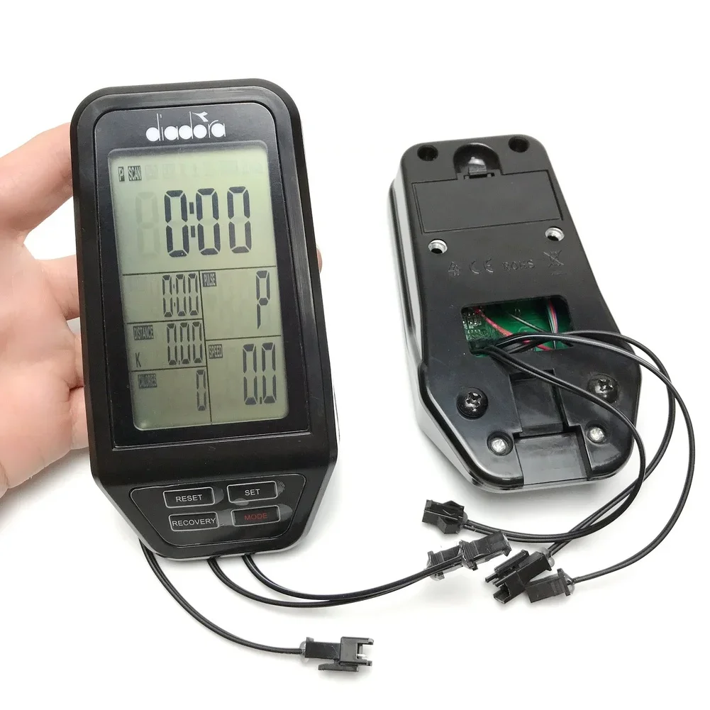Calorie Counter Bike Display Home Workout Real-time Speed Heart Rate Tracking Calorie Calculation Portable Gym Exercise Monitor