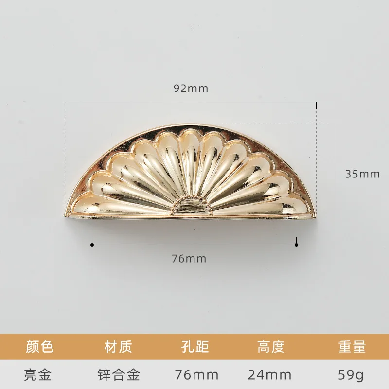 

2pcs Zinc Alloy Drawer Pulls Vintage Style Cabinet 76Mm Hole Spacing Hardware For Kitchen Bedroom niture Handles