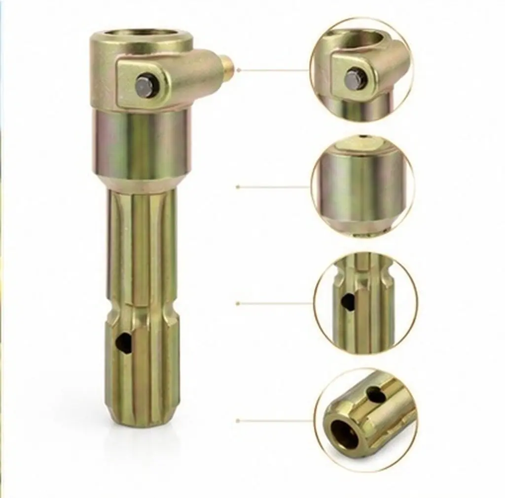 Pto Adapter Accessories Extender Female Heavy-duty Tractor Extension Shaft Golden