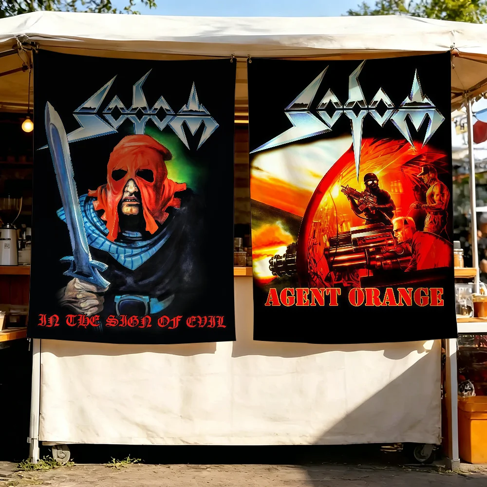 Band S-Sodom-S The Arsonist flag Wall Decor For Garden Party Living Room Home Bedroom Outdoor Tapestry Banner