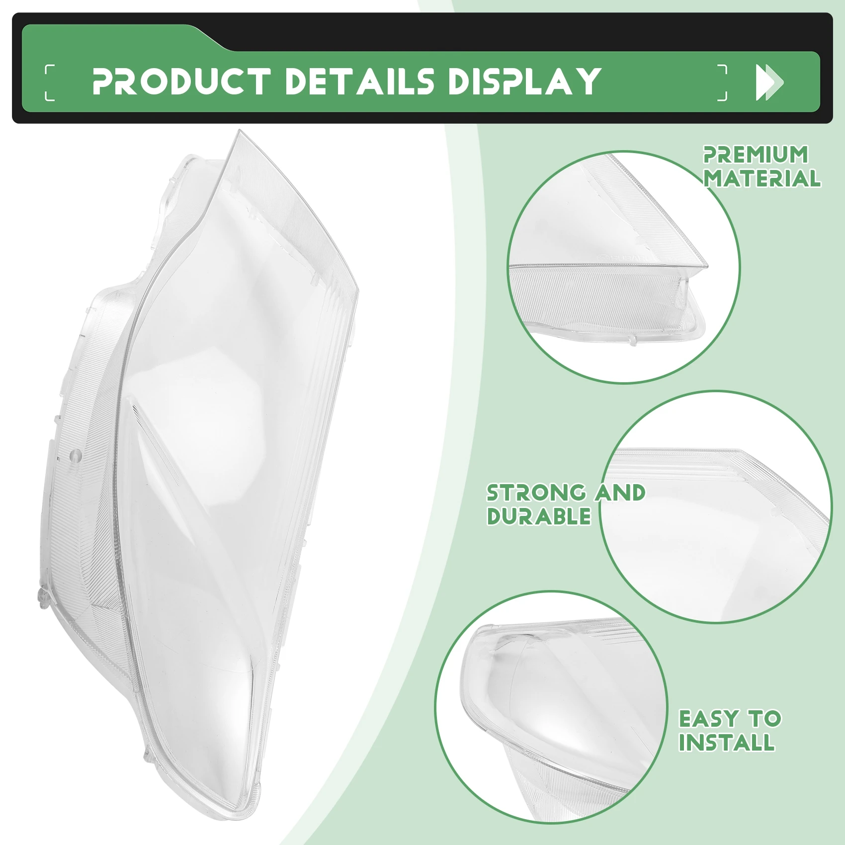 

-A12R Автомобильная передняя фара, крышка лампы, прозрачный абажур, крышка фары для Subaru Forester 2009-2013