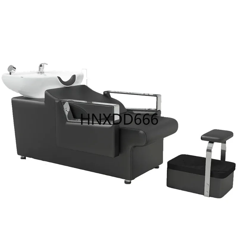 

Modern Ergonomic Shampoo Bed Massage Nordic Delicacy Simple Shampoo Recliner Luxury Fashion Cadeira De Barbearia Salon Furniture