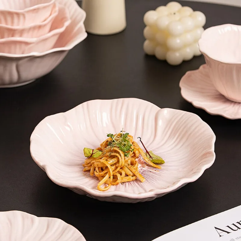 مجموعة أدوات المائدة، أطباق ملونة تحت التزجيج، هدايا متحركة منزلية، هووسورمينغ، منزل جديد، أطباق، أطباق وعيدان تناول الطعام، عالية