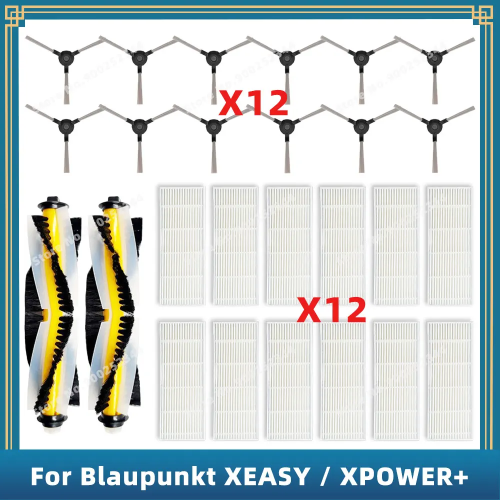 

Compatible For Blaupunkt Bluebot XEASY / XPOWER+ Replacement Parts Accessories Main Side Brush Filter