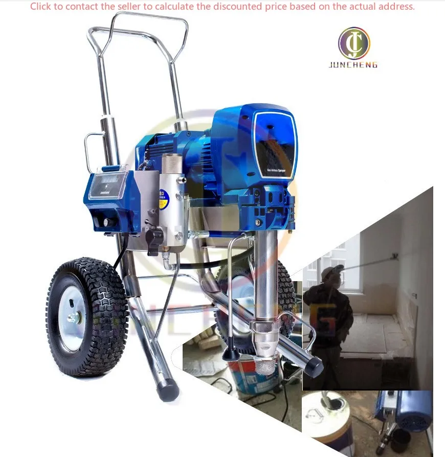 220V Brushless DC Wall Spiral Pump 30L New Putty Painting Equipment Inclusive Airless Paint Sprayer Mortar Spray Machines