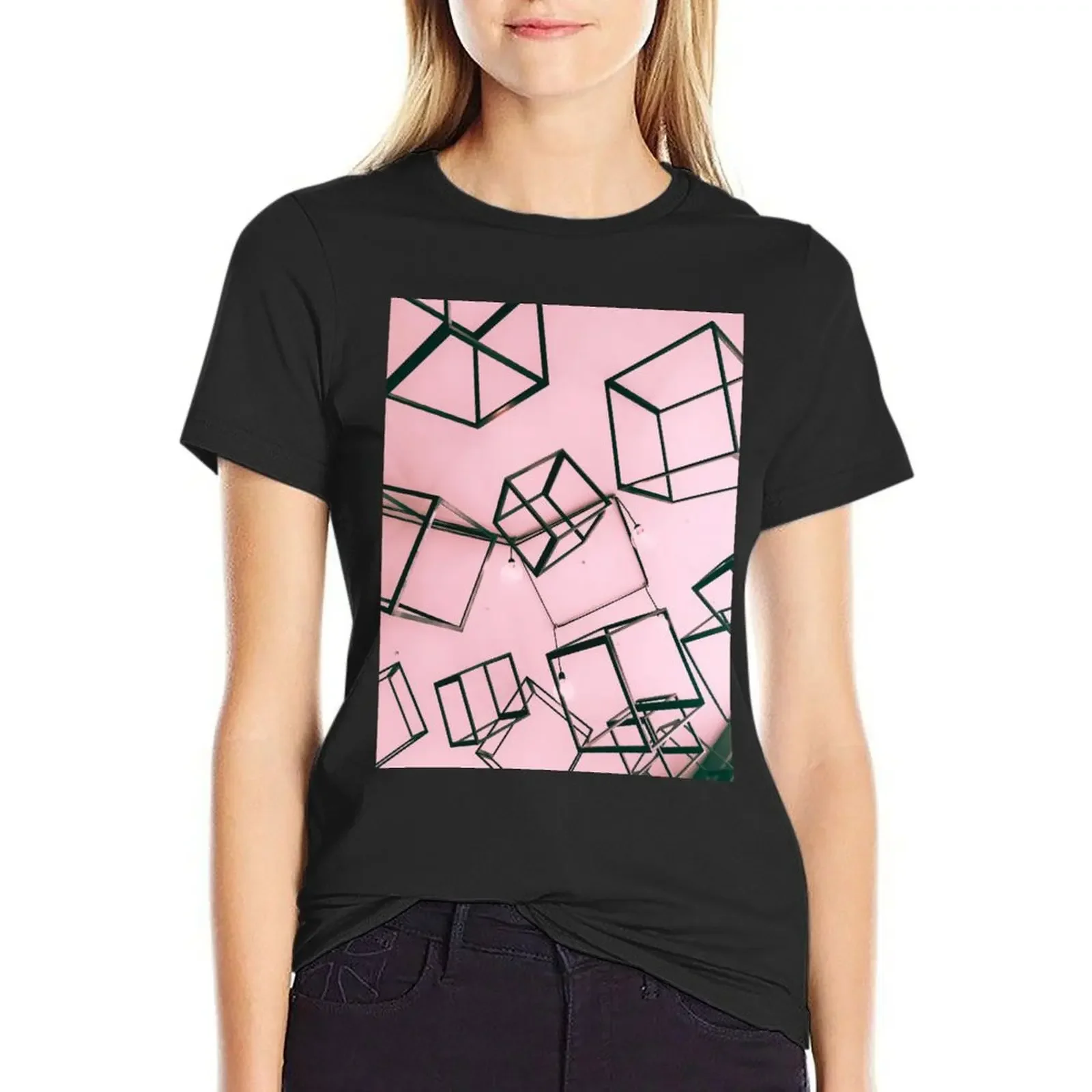 

Art Design boxes T-Shirt blacks animal print shirt for girls vintage graphic t-shirts for Women
