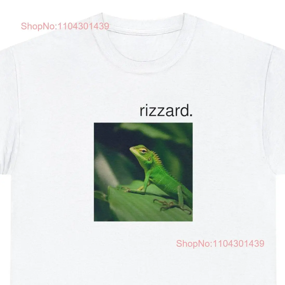 Funny Rizzard T Shirt Hilarious Rizz Lizard Animal Sarcastic for Him or Her Humorous Adult Apparel long or short sleeves