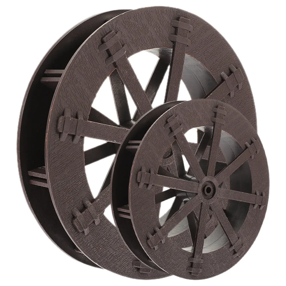 2Pcs Fengshui Water Wheel Micro Multi Functional Lightweight DIY Tabletop Fountain Wheel Fish Tank Aquarium Water Circulation - view 4