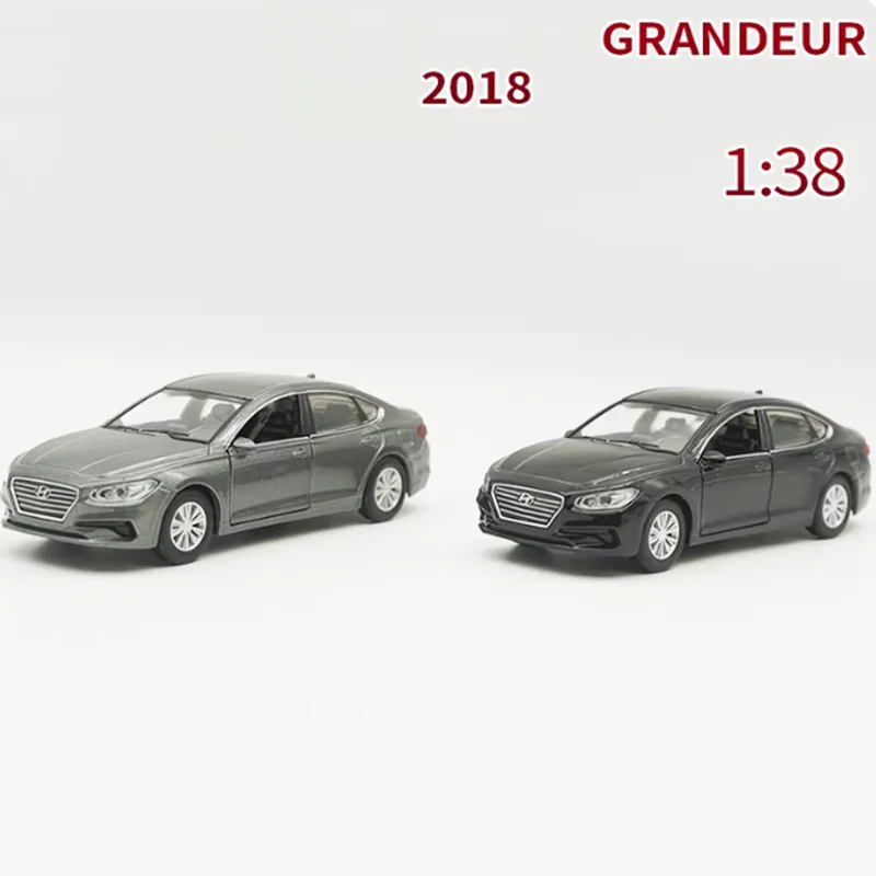 Bulk Diecast 1: 38 Schaal Grandeur 2018 Legering Trek Auto Model Afgewerkt Simulatie Volwassen Collectie Decoratie Jongen Gift Display