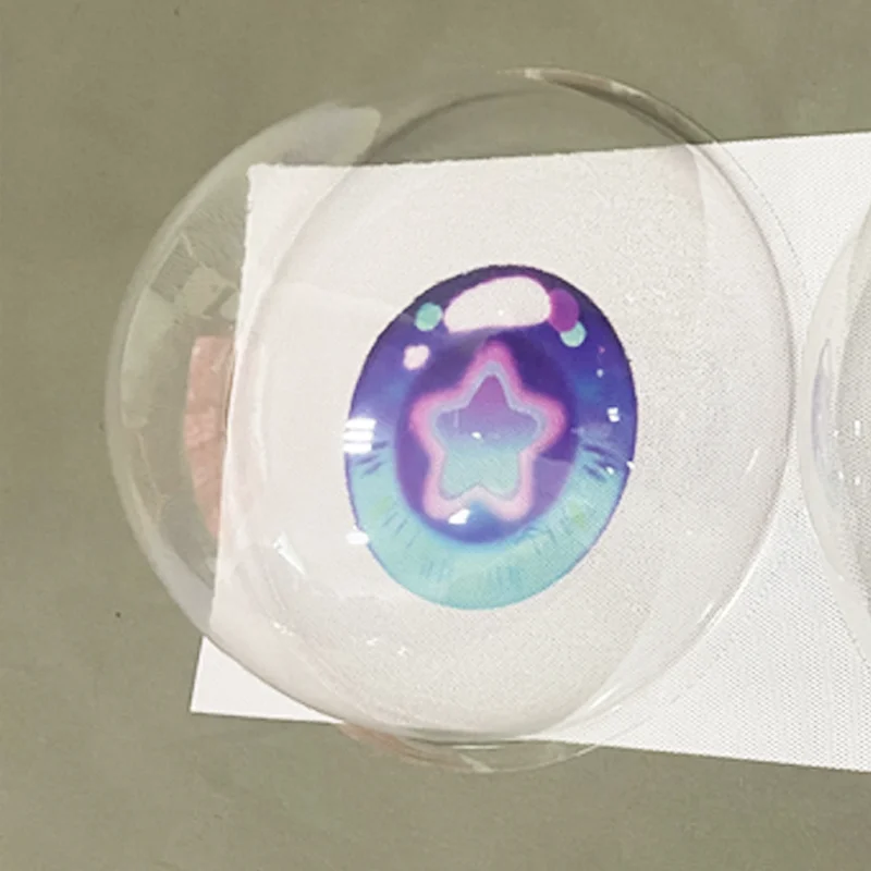Animal Eye Material Animal Head Production Material Package Animal Eye Transparent Soft Plastic Hemisphere Shell
