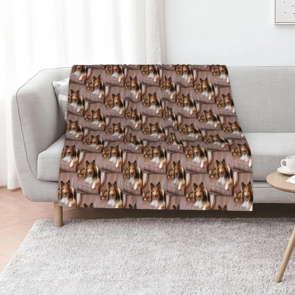 

Cute Sheltie dog resting Throw Blanket Blankets For Sofas Designers Summer Beddings Large Blankets