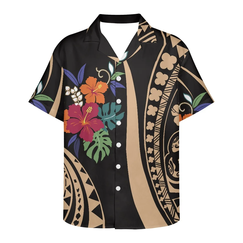 2022 Men's Shirts Hawaiian Beach Floral Vintage Boho Tops For Couple Casual Summer Holiday Vacation Fashion Stripe Plus Size 6XL