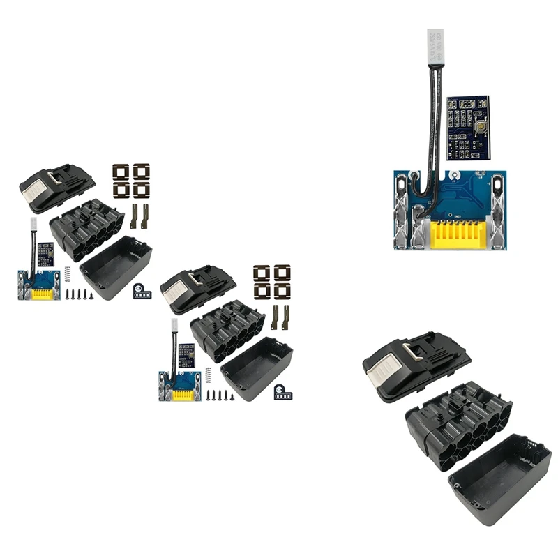 

BL1830 10 X 21700 Battery Case PCB Charging Protection Circuit Board Shell Box BL1860 For MAKITA 18V LXT Battery