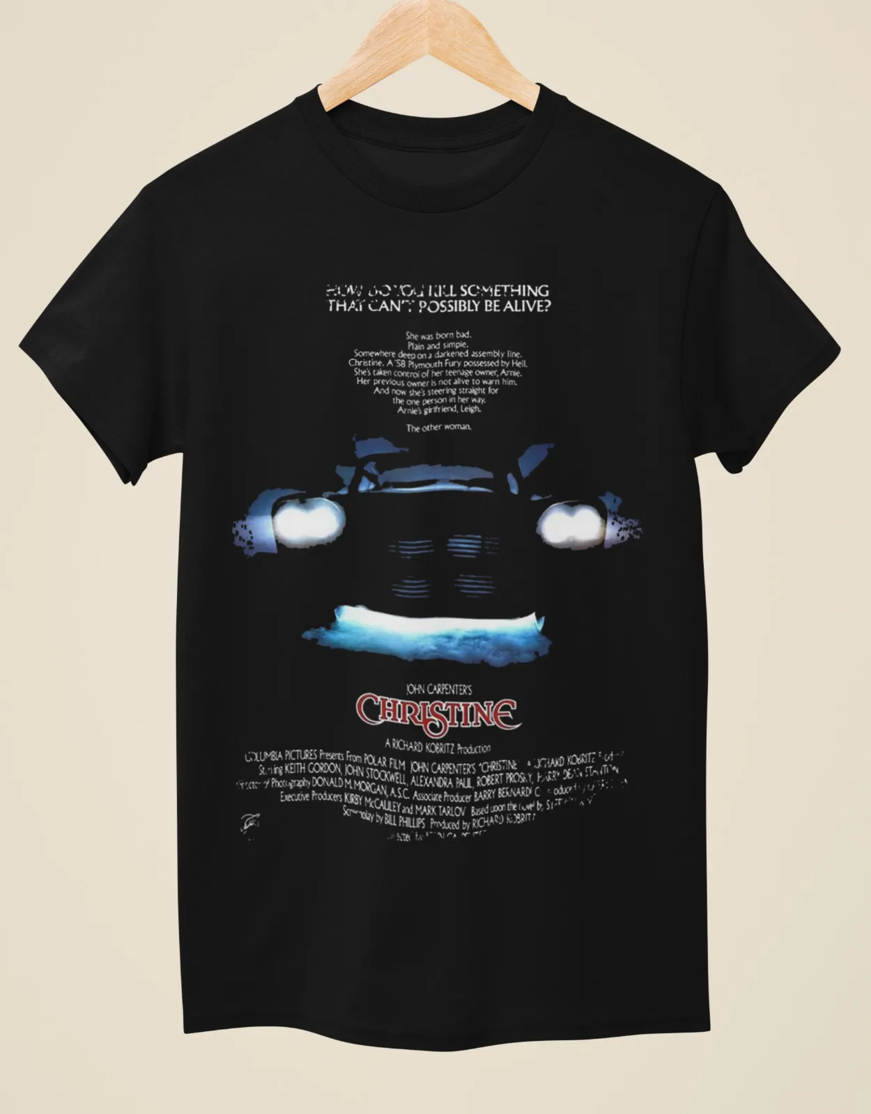 

Christine - Movie Poster Inspired Unisex Black T-Shirt