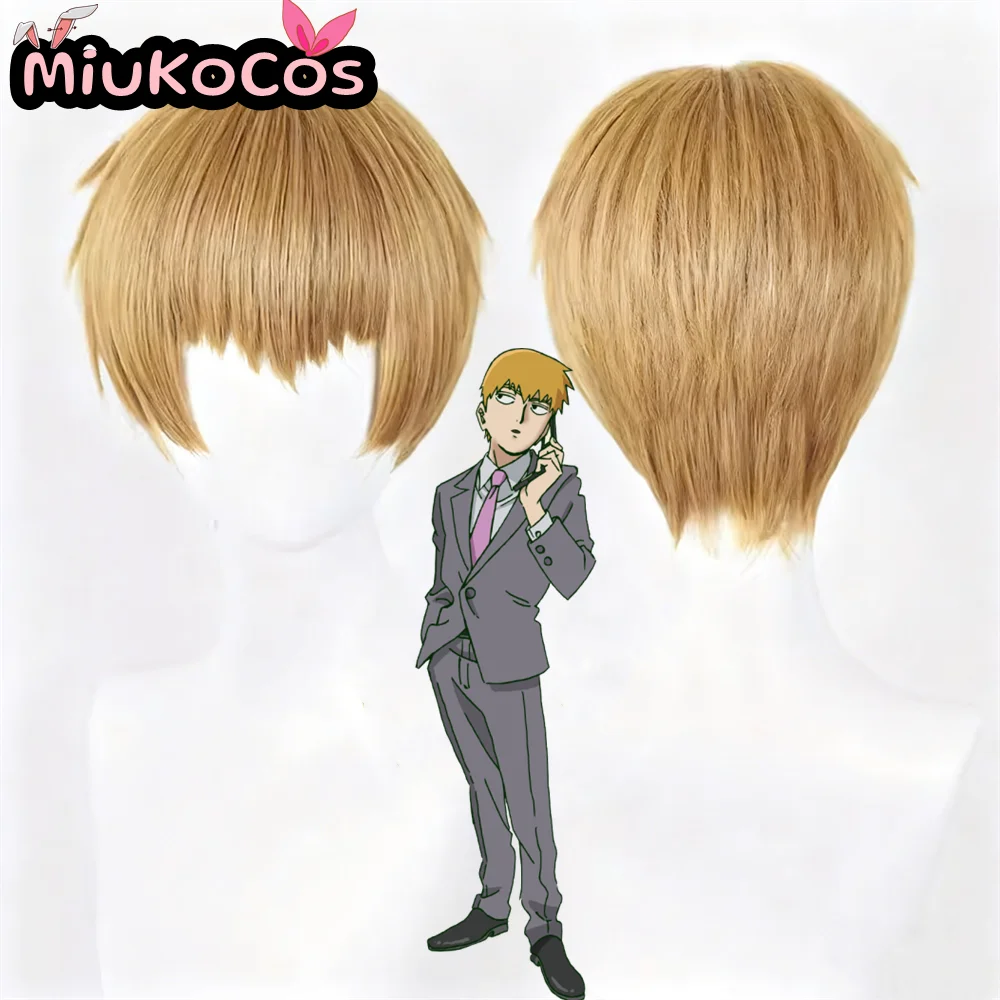 

В НАЛИЧИИ: Парик для косплея Аратаки Рейгена (MiukoCosplay), аниме Mob Psycho 100