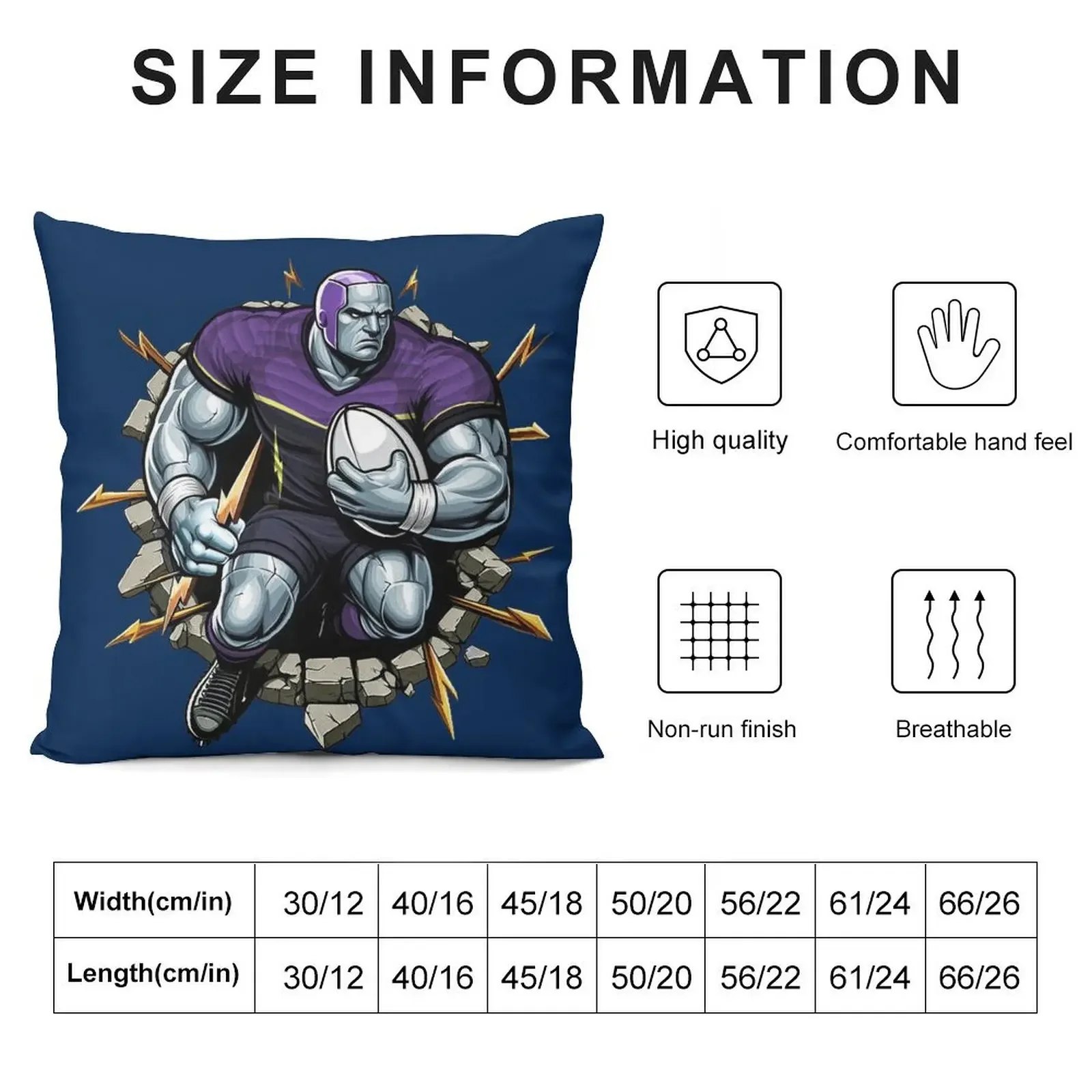 Melbourne Storm Smash Through Throw Pillow ornamental pillows Pillow Case Christmas pillow