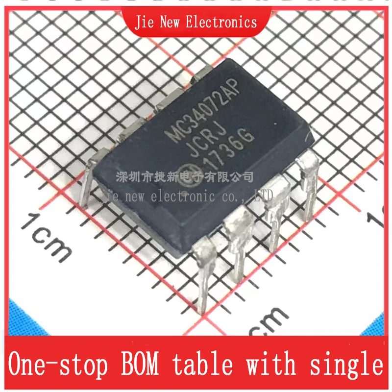 5PCS MC34072AP DIP8 Integrated circuit new original spot supply