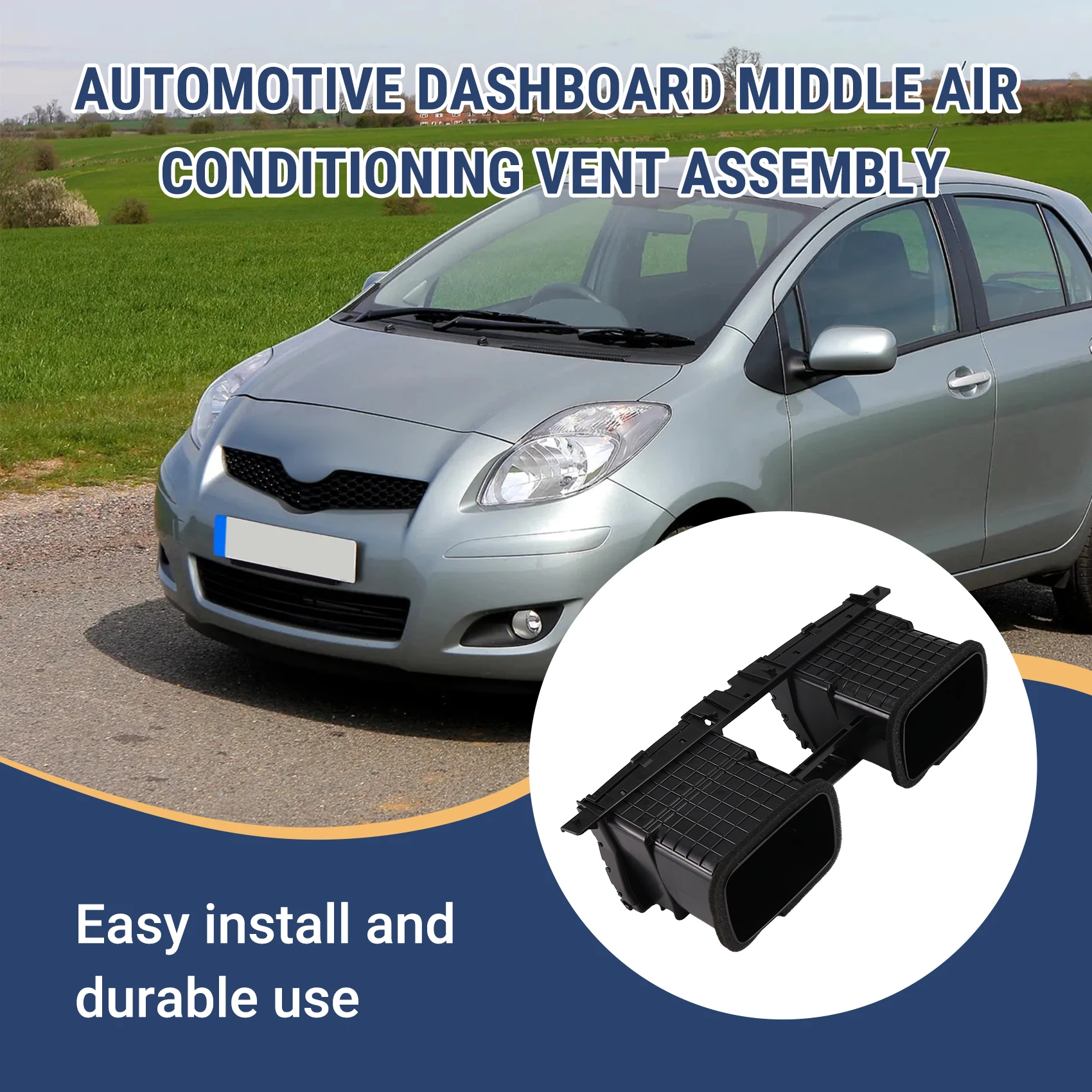 

Upgraded Portable Car Dashboard Air Conditioning Outlet Assembly A/C Grille for
