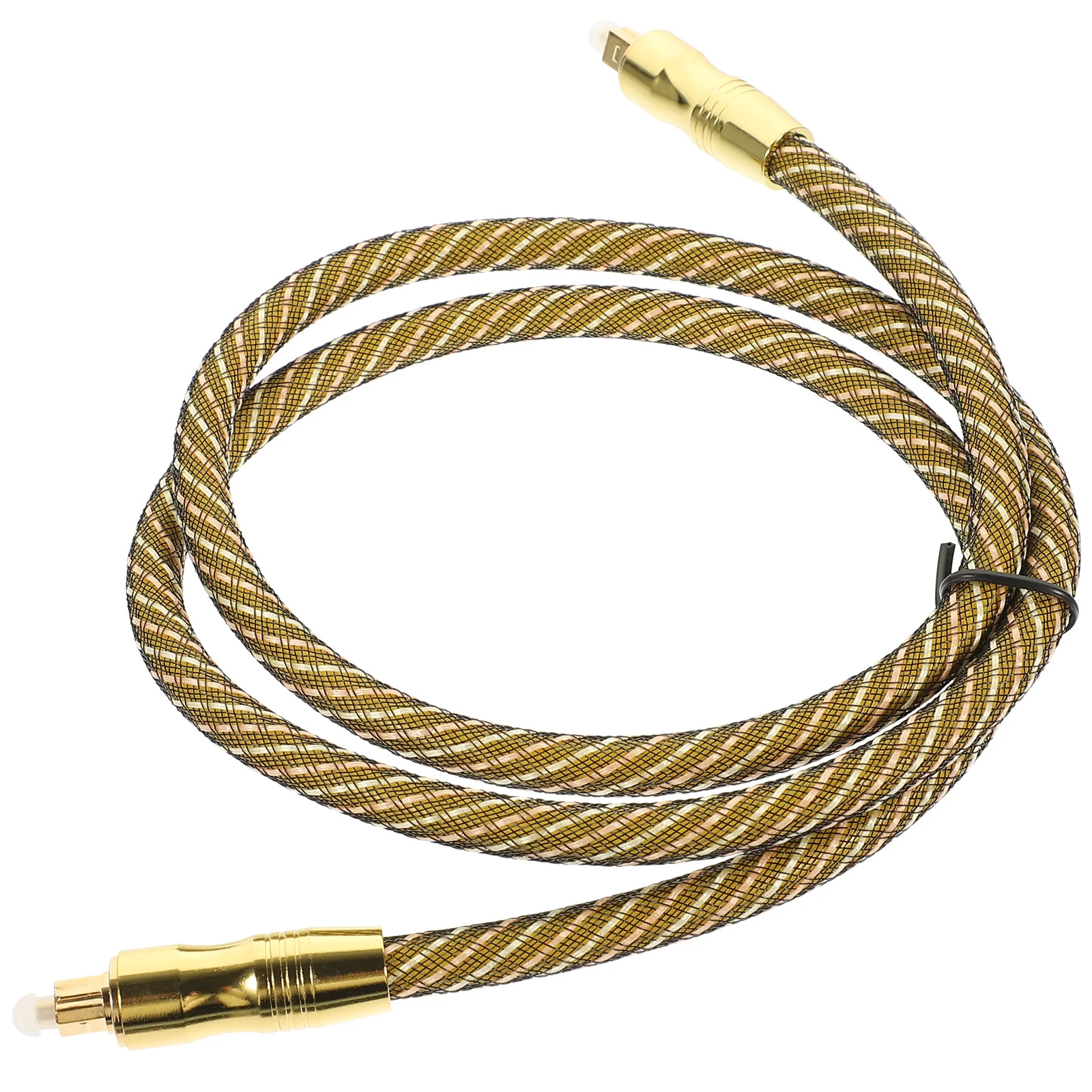 

Optical Audio Cable 1M Square Head Fiber Male To Male Woven Plated Connector For Sound Bar Game Console