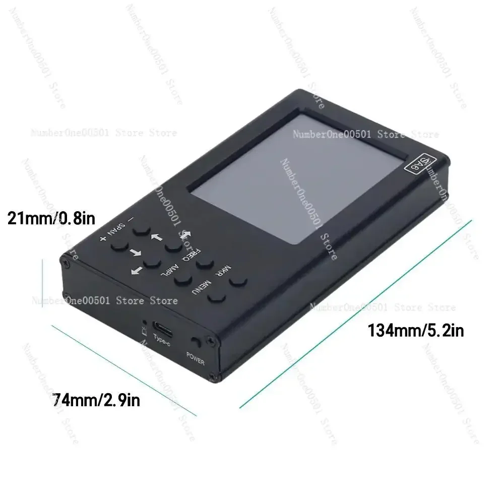 SA6 handheld spectrum analyzer + directional antenna 6G signal tester WiFi