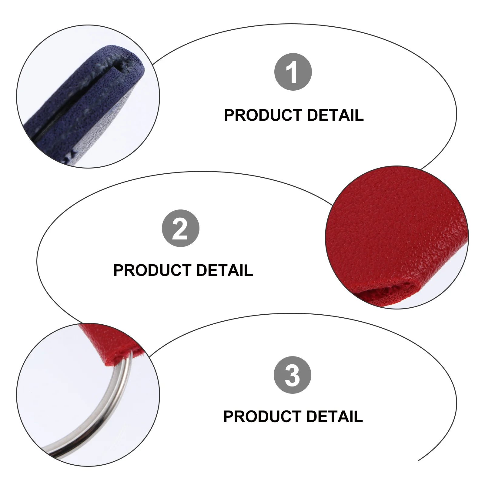 

6 Pcs Guitar Pick Keychain Holder Wallet Instrument Ukulele Case Plectrum Bag Alloy