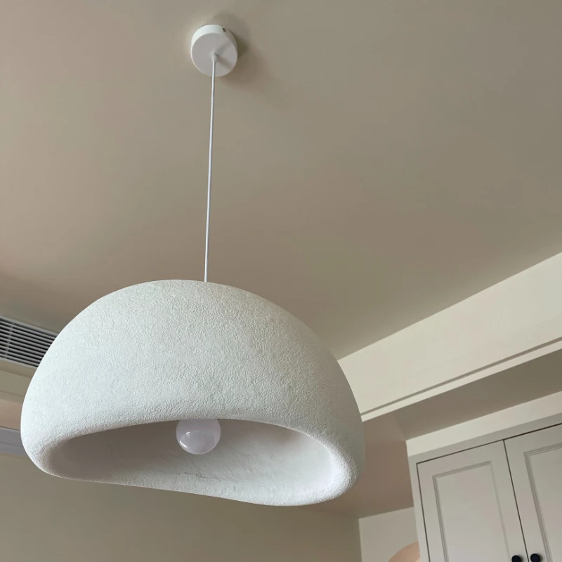 Giapponese Wabi Sabi E27 LED lampada a sospensione lampadario a soffitto nordico luci per soggiorno sala da pranzo camera da letto lampada a