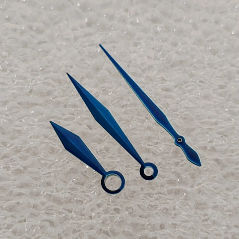 ساعة NH35 عقارب على شكل سيف ذهبي وردي فضي جونميتال بدون عقارب مضيئة لحركة NH35 NH36