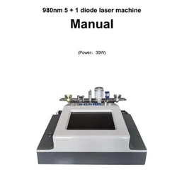 Machine d'enlèvement de vaisseaux laser à diode, 5 en 1, 980nm, élimination des veines d'araignée, 980, élimination des champignons des ongles, 2024