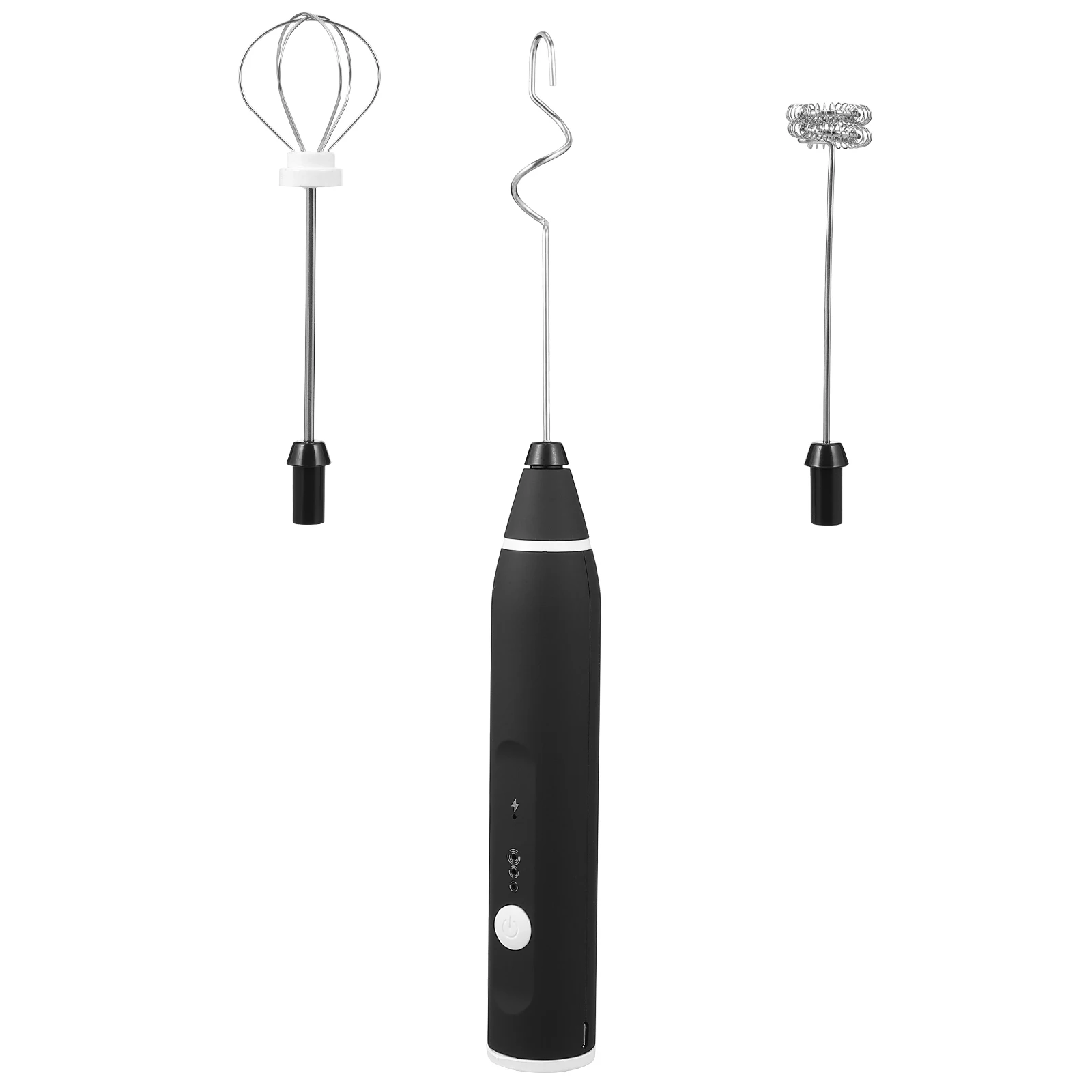 

1 set 1 Set Stainless Steel Electric Whisk Milk Frother Handheld Usb Mixer For Coffee Baby Food Kitchen Tool