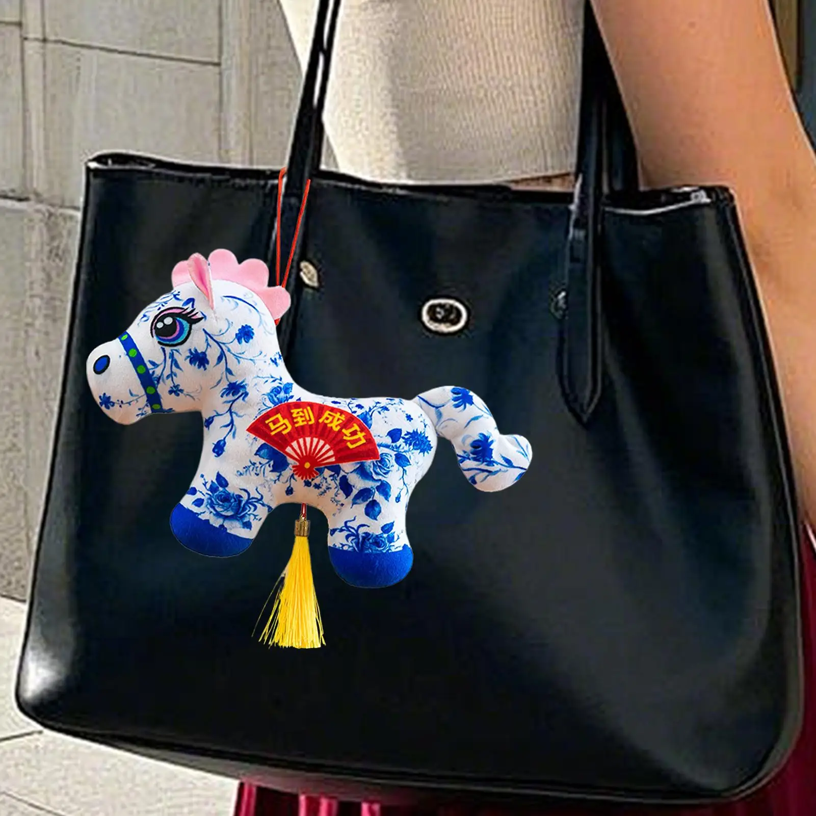 ぬいぐるみ馬縁起の良いぬいぐるみペンダント馬人形男性家族ガールフレンド女の子男の子子供の誕生日車家の装飾新しい