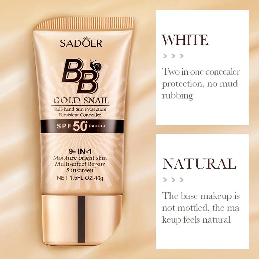 1/2/5 個ナチュラル保湿コンシーラー分離クリーム多機能日焼け止め傷カバー長期的な BB クリーム