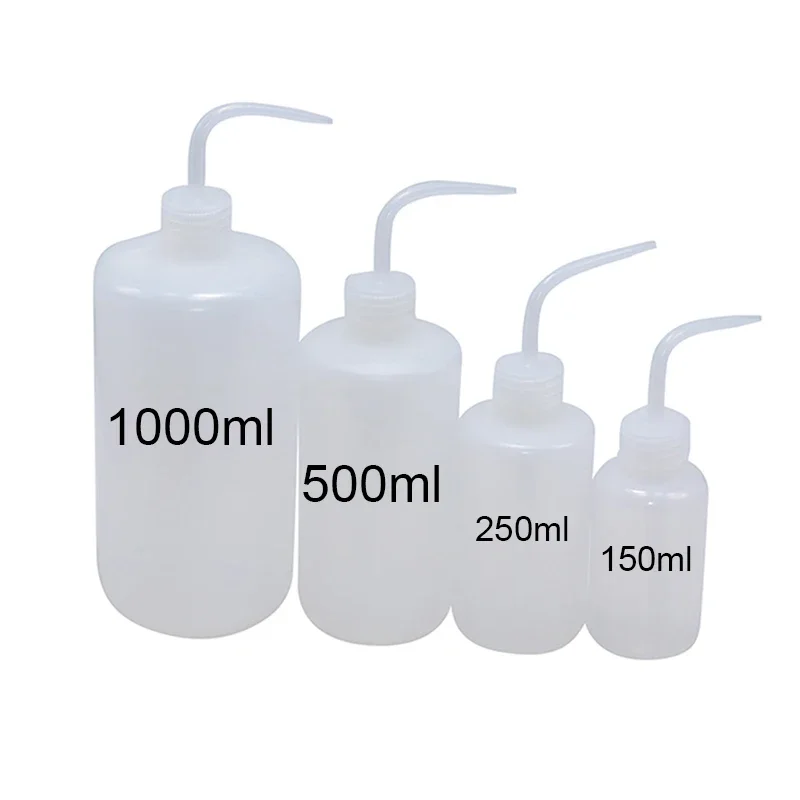 New 1 Pcs Watering Pot 150/250/500/1000ml Long Curved Meat Transparent Water Bottle Liquid Container Spray Bottle Kettle Waterin