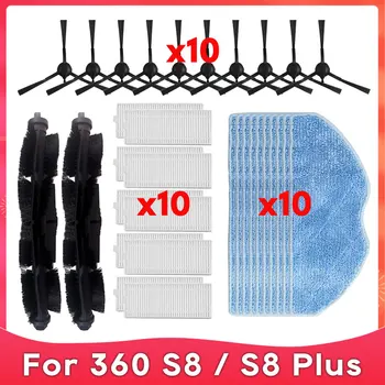 Fit for 360 S8/S8 Plus/Honor Choice R2/R2S Lite Robot Vacuum Cleaner Roller Side Brush Filter Mop Cloths Rag Accessories