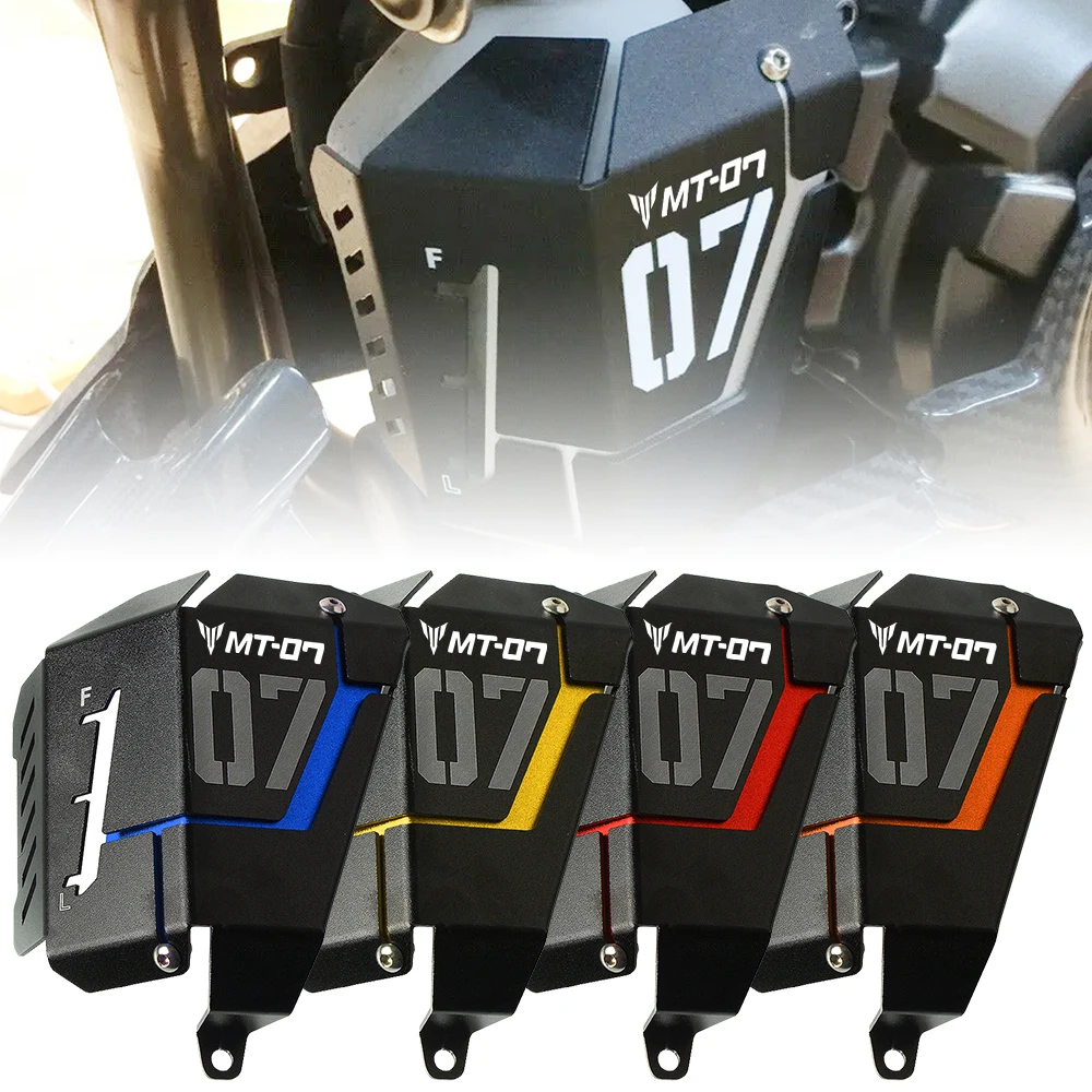 

For Yamaha MT-07 MT07 FZ07 2014- 2022 2023 2024 MT 07 Motorcycle Accessories Radiator Guard Coolant Recovery Tank Shield Cover