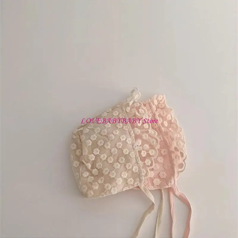 

Lovely Baby Hat with Adjust Chin Belt Designing, Ear Protective Fashionable Bonnet Caps for 2-8 Month Infants 4XBC