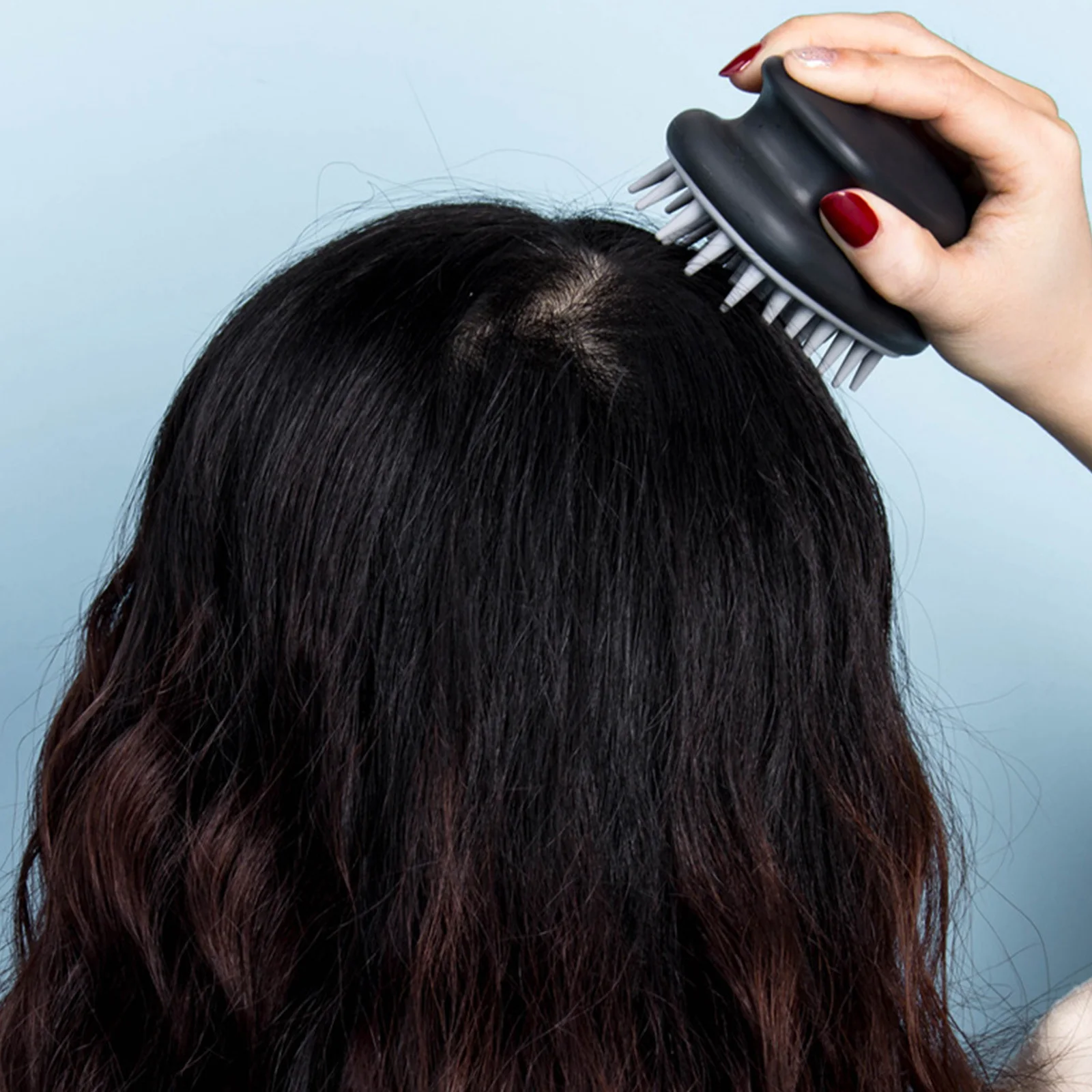 

3 шт., силиконовая чистящая голова, массаж головы, многофункциональный массаж волос, двухслойный эргономичный портативный инструмент для душа