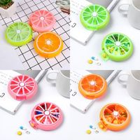 Portable Moisture-proof Weekly Pill Container Sealed Delimited Pills Storage Case 7-cell 7 Days Mini Medicine Box Daily Use