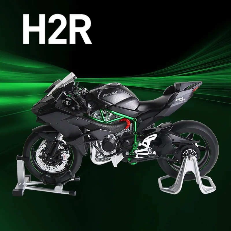 

Large size 1:9 H2R Alloy motorcycle model simulation motorcycle spray super boy birthday gift collection