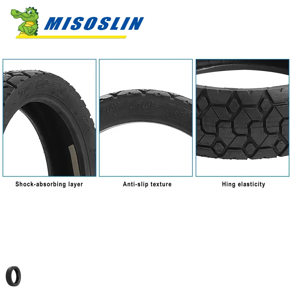 

Для электрического скутера Segway Ninebot ZT3/ZT3 PRO 70/60-7,5 Внедорожная бескамерная шина 11 дюймов Tryes Запчасти для колес Аксессуары