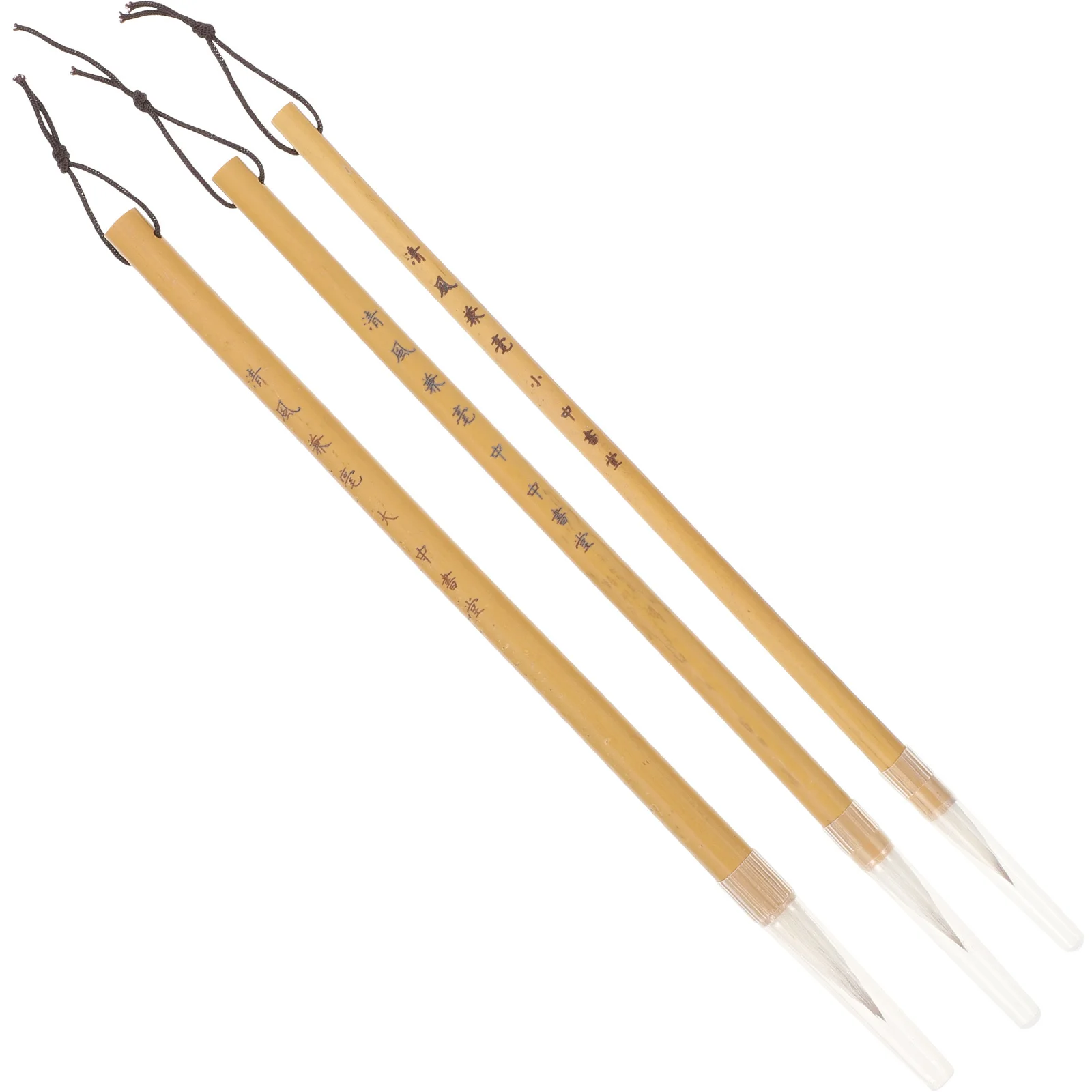 

3Pcs Traditional Writing Brush Set High Quality Calligraphy Pens for Students Artists Multipurpose Washable Painting Brush Gift