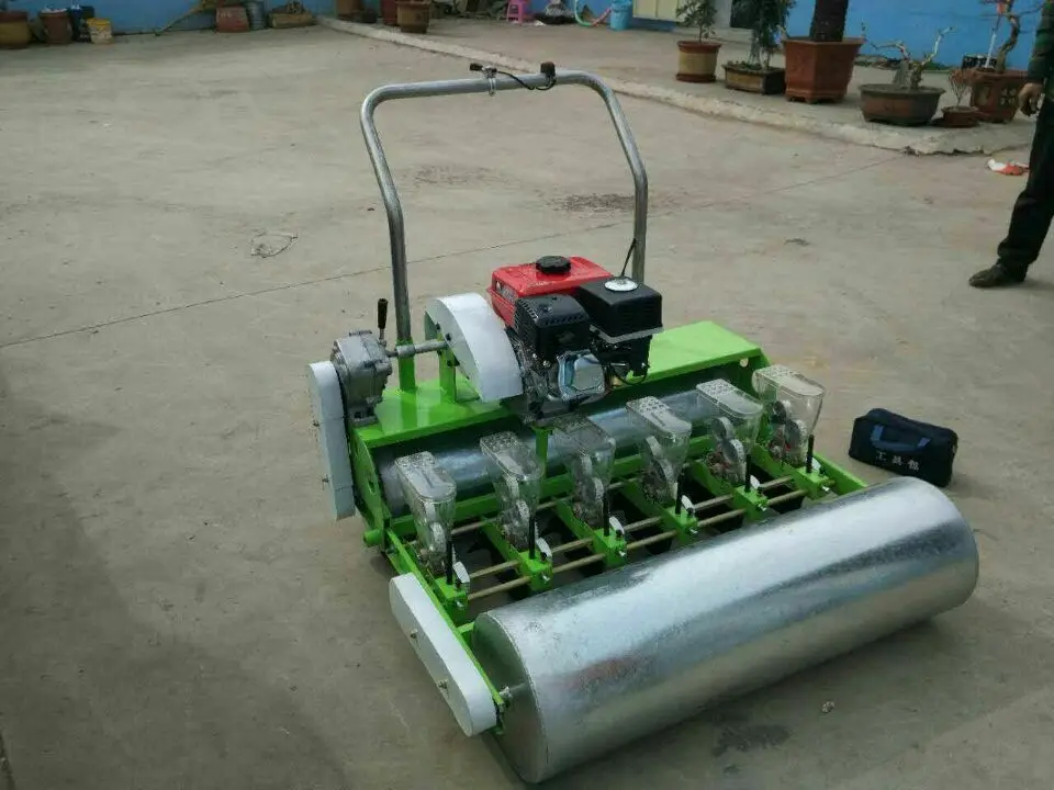 precision corn seeder/corn planter vegetable seeder with seed wheels seed fertilizing drilling