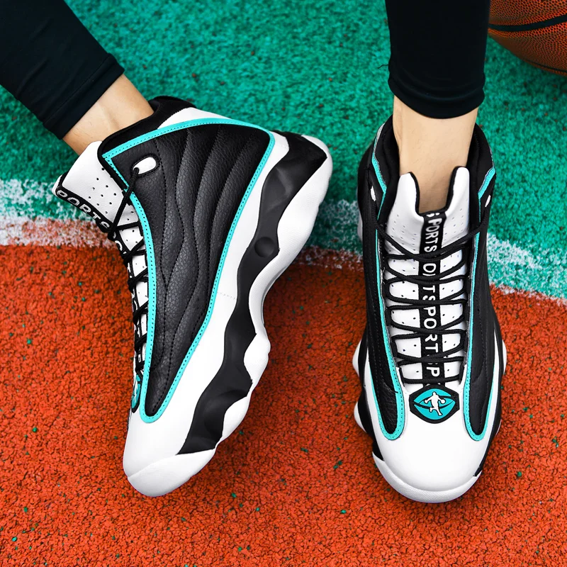 Mens Professional Basketball Shoes Carbon Plate Cushioning Support Solid Anti-slip Durable Game Shoes